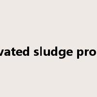 activated sludge process是什么意思