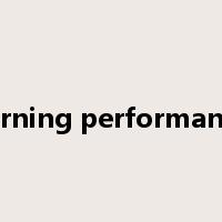 earning performance是什么意思