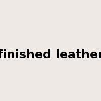 finished leather是什么意思