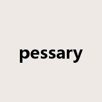 pessary是什么意思