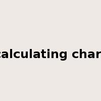 calculating chart是什么意思