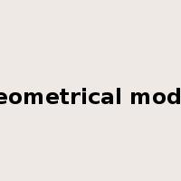 geometrical model是什么意思