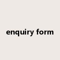 enquiry form是什么意思