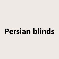 Persian blinds是什么意思