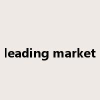 leading market是什么意思