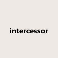 intercessor是什么意思