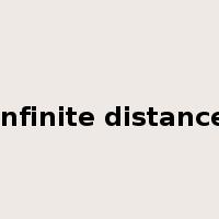 infinite distance是什么意思
