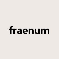 fraenum是什么意思