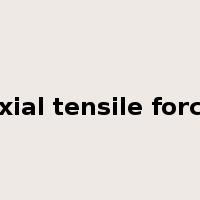 axial tensile force是什么意思