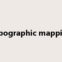 topographic mapping是什么意思