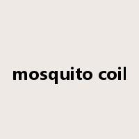 mosquito coil是什么意思