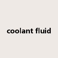 coolant fluid是什么意思