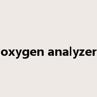 oxygen analyzer是什么意思