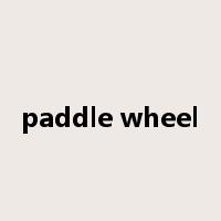 paddle wheel是什么意思