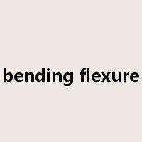 bending flexure是什么意思