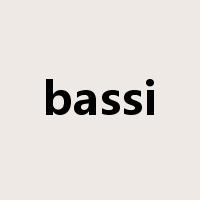 bassi是什么意思