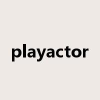 playactor是什么意思