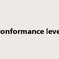 conformance level是什么意思