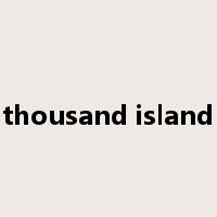 thousand island是什么意思