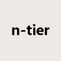 n-tier是什么意思