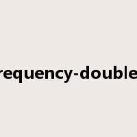 frequency-doubled是什么意思