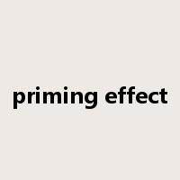 priming effect是什么意思