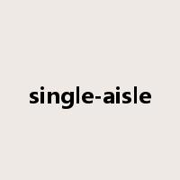 single-aisle是什么意思