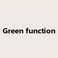 Green function是什么意思