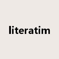 literatim是什么意思