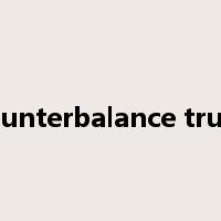 counterbalance truck是什么意思