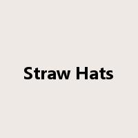 Straw Hats是什么意思