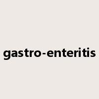 gastro-enteritis是什么意思