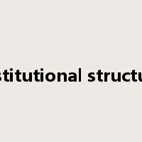institutional structure是什么意思
