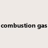 combustion gas是什么意思