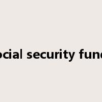 social security funds是什么意思