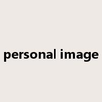 personal image是什么意思