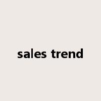sales trend是什么意思