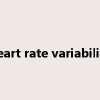 heart rate variability是什么意思