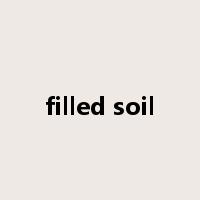 filled soil是什么意思