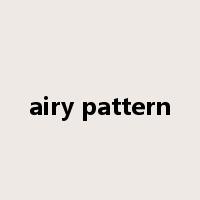 airy pattern是什么意思