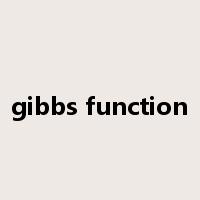gibbs function是什么意思