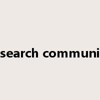 research community是什么意思