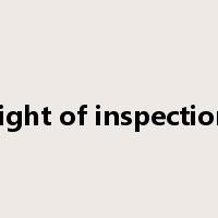 right of inspection是什么意思