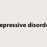 depressive disorder是什么意思