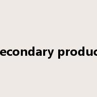 secondary product是什么意思