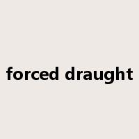forced draught是什么意思