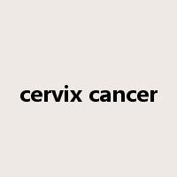 cervix cancer是什么意思