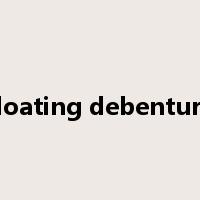 floating debenture是什么意思