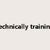 technically training是什么意思
