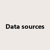 Data sources是什么意思
